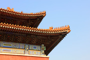 Fototapeta na wymiar Ancient Chinese architectural landscape