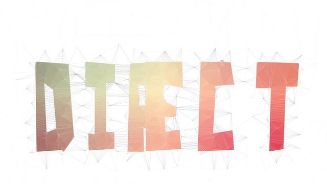 Direct Marketing Text Transforming Tessellating Looping Meshes Text Morph