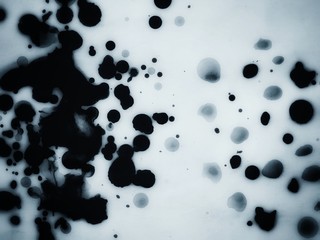 drops on black background