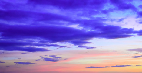 Colorful sunset and beautiful Sky 