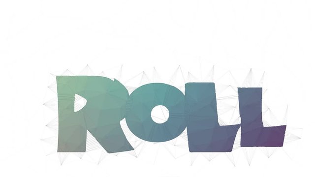 Roll On Text Changing Tessellation Looping Grid Text Morph