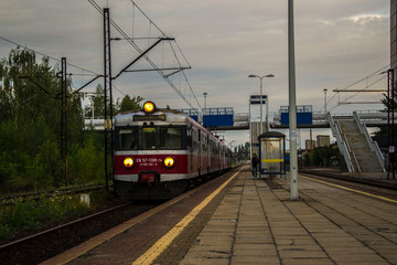 Train at the station