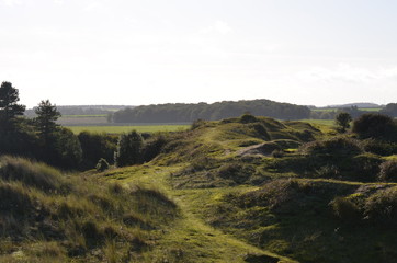 Obraz premium landscape with mountains and clouds