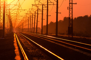 sunset at trailway
