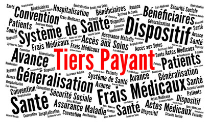 Tiers payant nuage de mots 