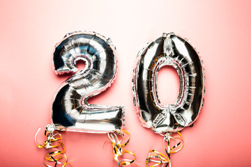 Balloon Bunting for celebration Happy 20th Anniversary