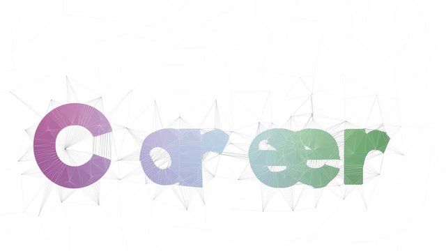 Career Counseling Text Morphing Tessellating Looping Triangles Text Morph
