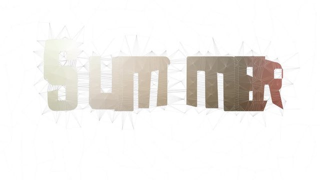Summer Deals Text Warping Tessellating Looping Meshes Text Morph