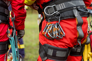 Höhenrettung der Feuerwehr