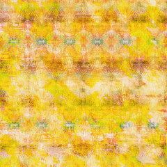 Yellow-white shabby vintage patterned background