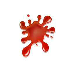 Realistic blood spatter