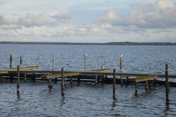 Fototapeta premium Steg am See