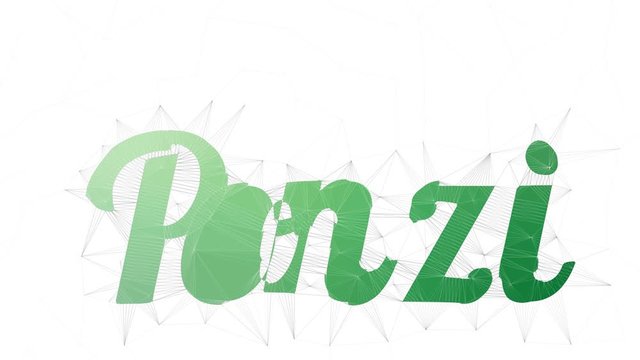 Ponzi Scheme Text Morphing Tessellating Looping Polygons Text Morph