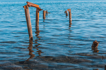 Broken pier