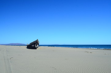 boat on the beach