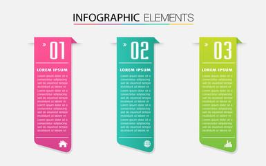 modern paper text box template, banner Infographic