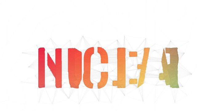 Nuclear Reactor Text Morphing Tessellating Looping Polygons Text Morph