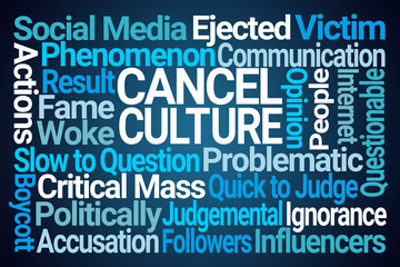 Cancel Culture Word Cloud