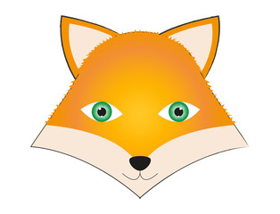 Green eyed fox