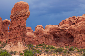 Fototapeta na wymiar Scenic Arches National Park Utah Landscape