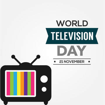 World Television Day Vector Design Template