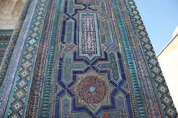 Uzbekistan. Samarkand. Memorial to Shahi Zinda