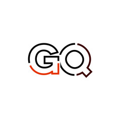Letter GQ logo icon design template elements