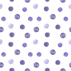 Seamless pattern pea circles purple abstract