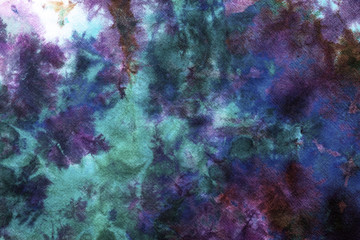 Fototapeta na wymiar tie dye pattern hand dyed on cotton fabric abstract texture background.