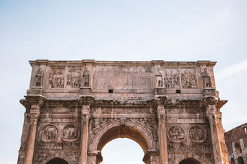 Fototapeta na wymiar Arco di Constantino Rome, Italy