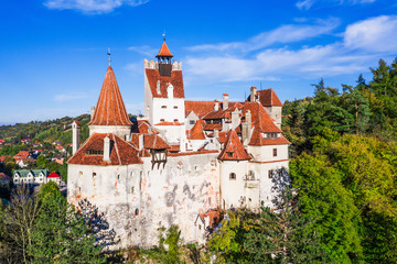 Obraz premium Brasov, Transylvania. Bran Castle, Romania.