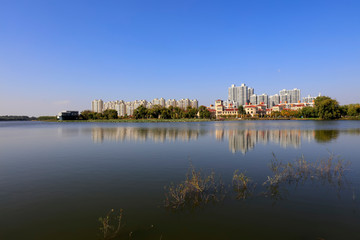 Naklejka premium Water City Scenery in China