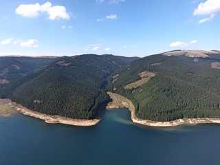 Naklejka premium Romanian nature. Drone footage.