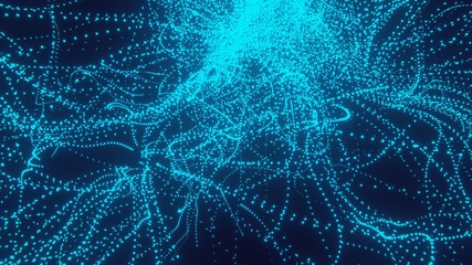 3d rendering Technology Tree Pattern Concept render Background. Abstract Scifi PCB Trace Data