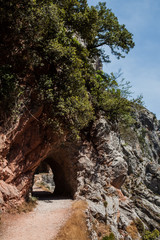 paisaje en Ruta del Cares entre Asturias y Le&oacute;n