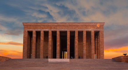 Obraz premium Anitkabir - Mausoleum of Ataturk, Ankara Turkey