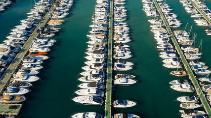 Puerto portals port in Mallorca, Spain