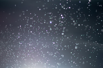 abstract blur or defocused lights bokeh on black background