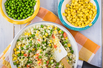 Cauliflower fried rice.