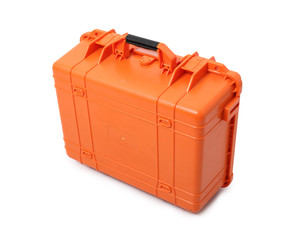 Waterproof Safety Case. Isolated with handmade clipping path.