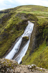 Waterfall in Mountains
