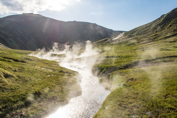 Fototapeta premium Hot Spring River