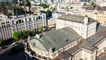 Aerial view The National Opera of Ukraine, Kiev stock photo,kiev,ukraine