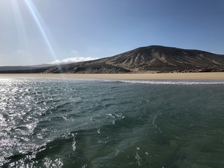 Meer, Strand, Costa Calma, Fuerteventura, Kanarische Inseln
