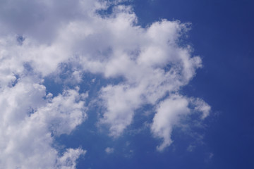 Blue sky with clouds