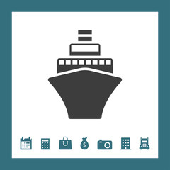 Ship icon for web and mobile