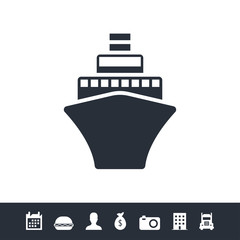 Ship icon for web and mobile