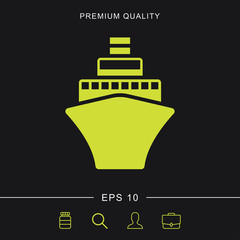 Ship icon for web and mobile