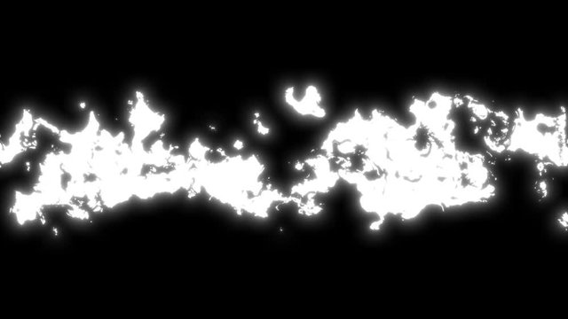 White And Black Mask Intro Reveal Background Clip/ 4k animation of a white and black background transition with abstract glowing mask reveal