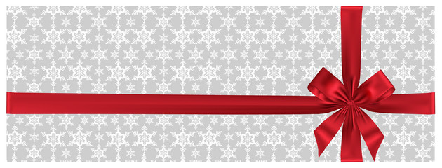 Horizontal Christmas and Happy New Year banner Xmas sparkling lights garland with gifts box greeting cards, headers, website Objects viewed from above. Flat lay,Top view elements for promotion isolate